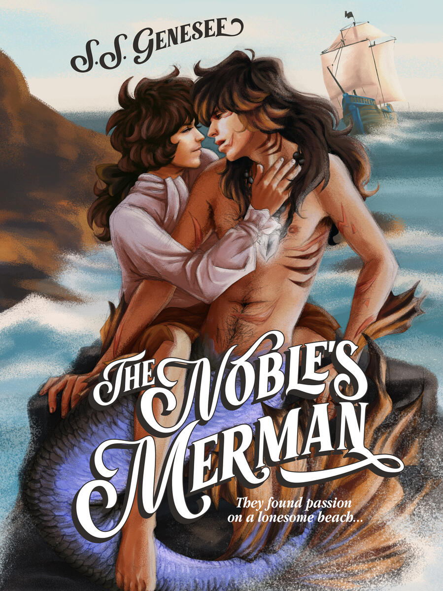 book cover for The Noble's Merman by S.S. Genesee